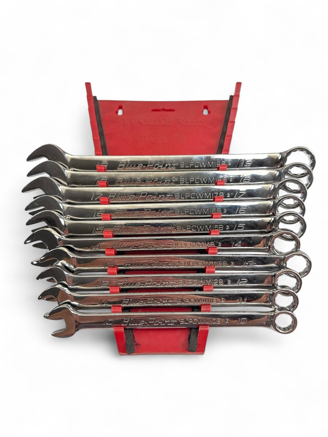 Blue-Point 10 pc 12-Point Metric Combination Wrench Set, (10–19 mm)