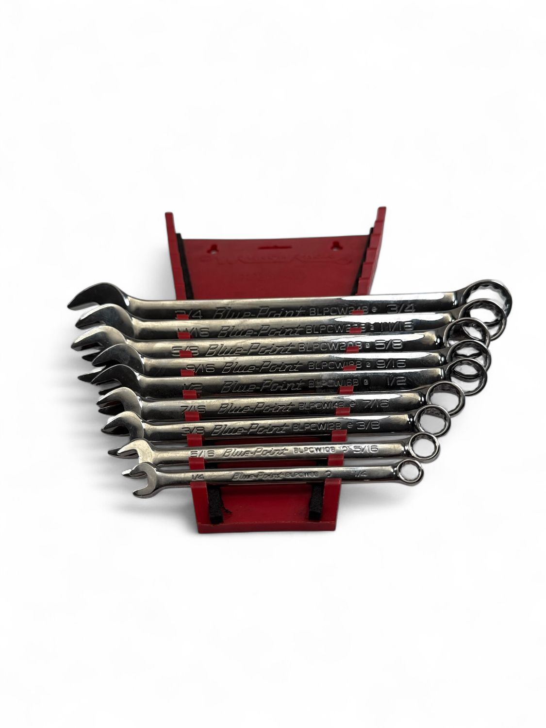 Blue Point 9pc 12-Point SAE Combination Wrench Set (1/4-3/4”)