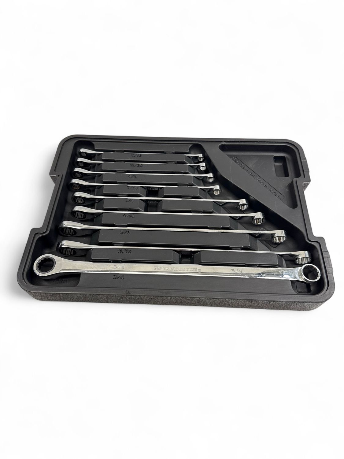 Gearwrench 9Pc XL GearBox Sae Double Box Ratcheting Wrench Set, 85998