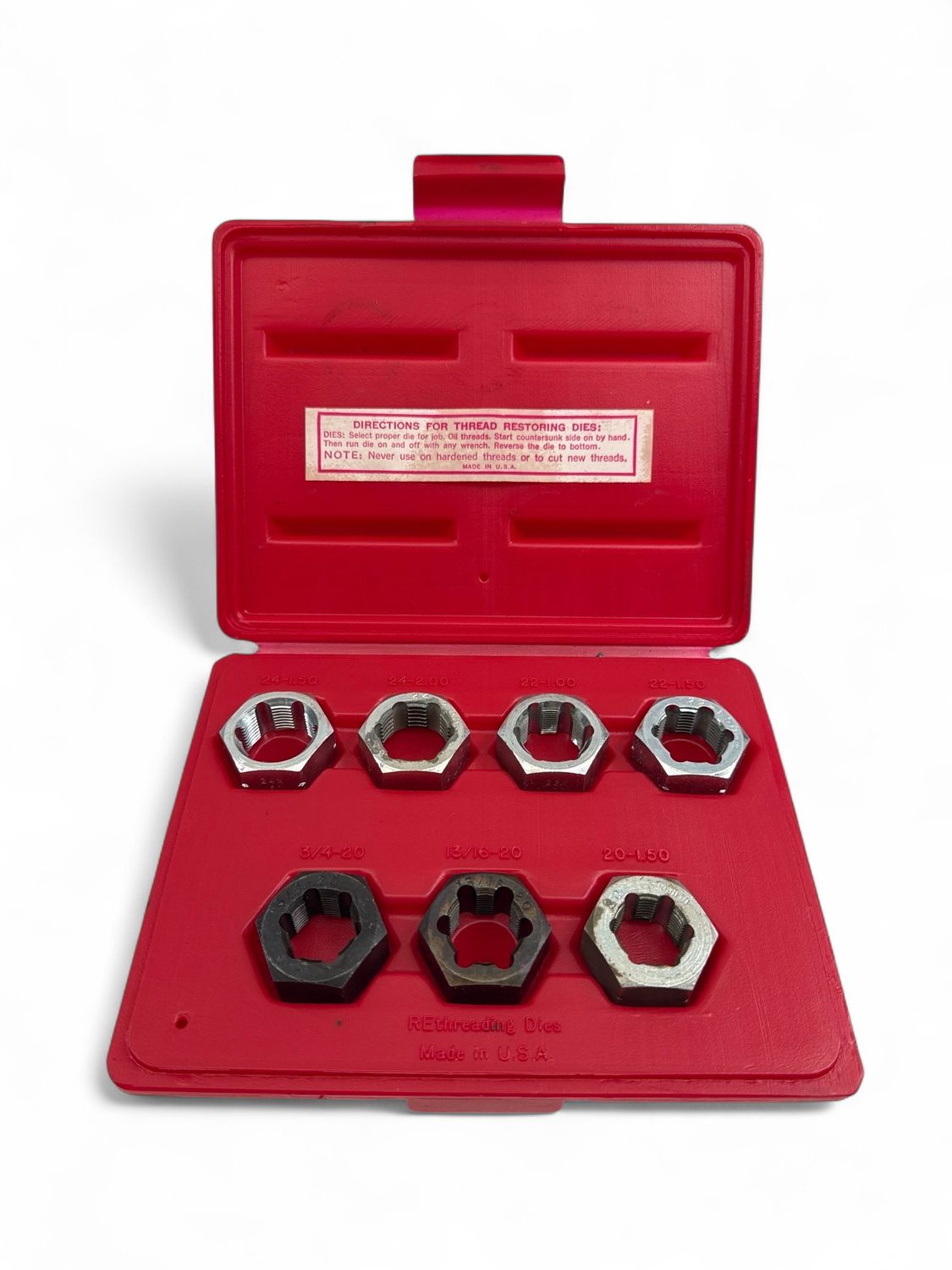 KD Tools Axle Spindle Rethreading Set, 5 Metric & 2 SAE, 3287 - Shop ...
