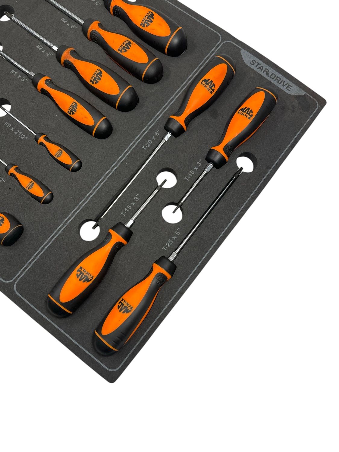 MAC Tools 20pc Screwdriver Set In Foam Organizer