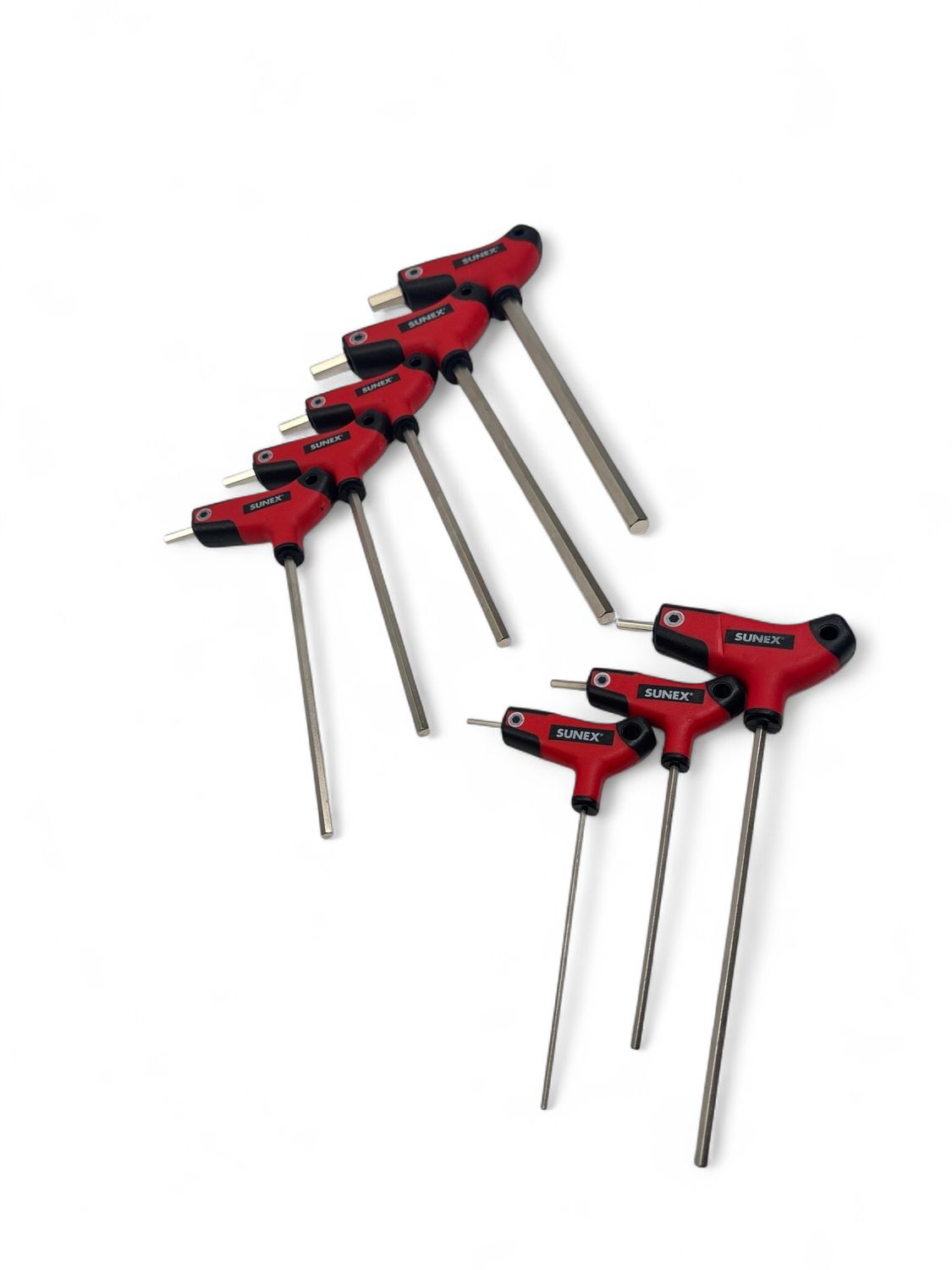 Sunex 8 Pc T Handle SAE Hex Key Set (5/64”-3/8”)