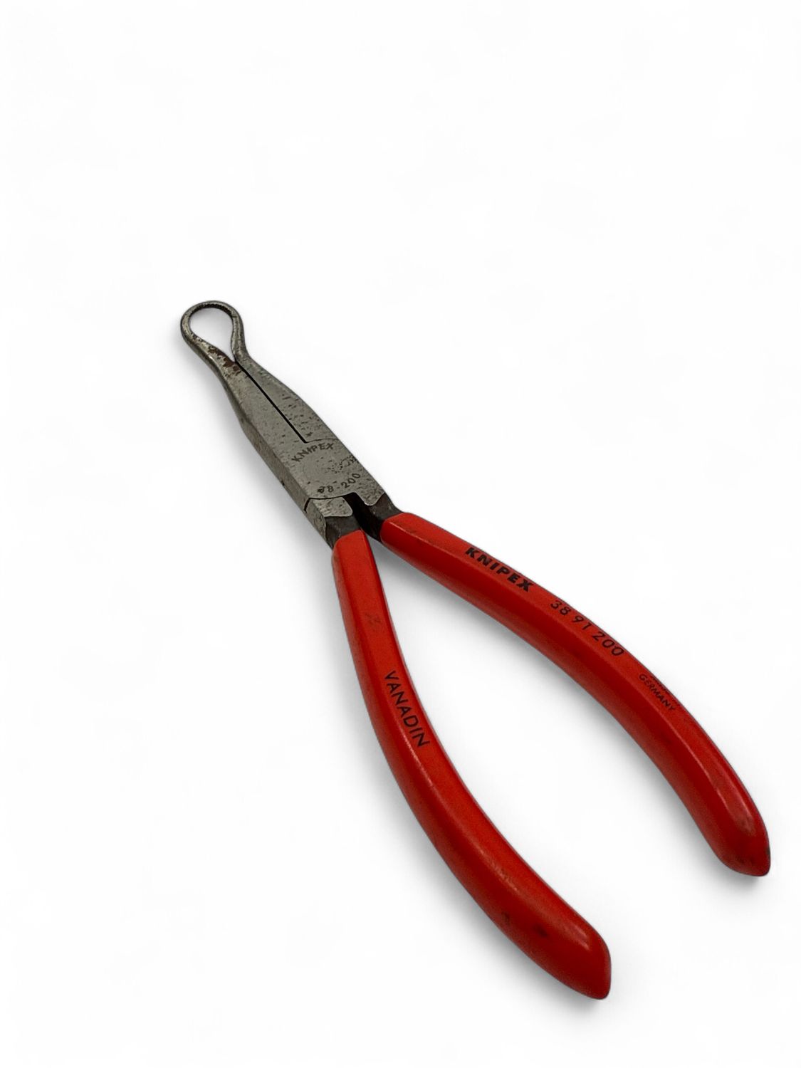 Knipex 8" Long Nose Spark Plug Pliers, 38-91-200