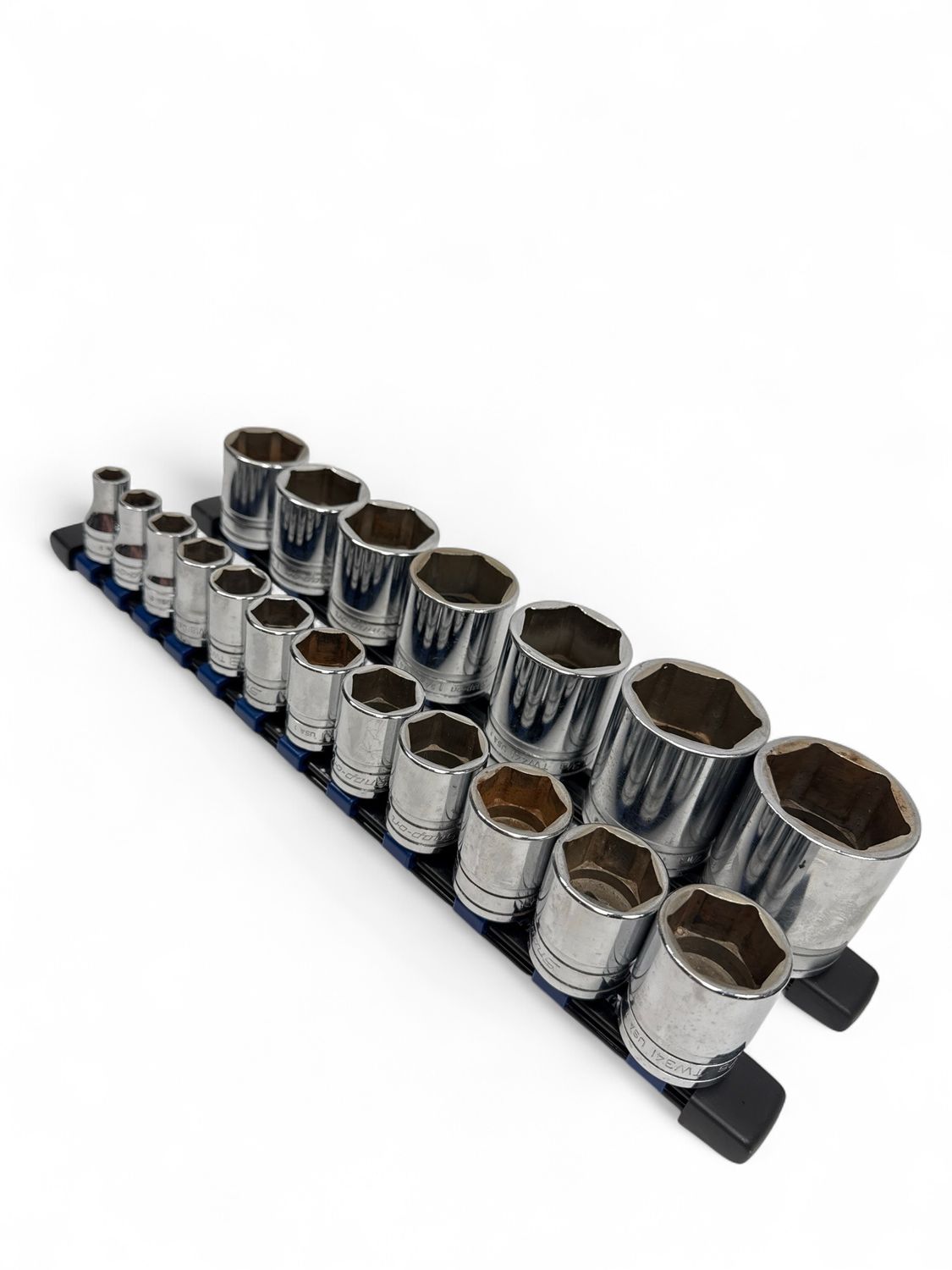 Snap On 19pc 1/2" Drive 6-Point SAE Flank Drive® Shallow/Deep Socket Set, (3/8-1 1/2”)