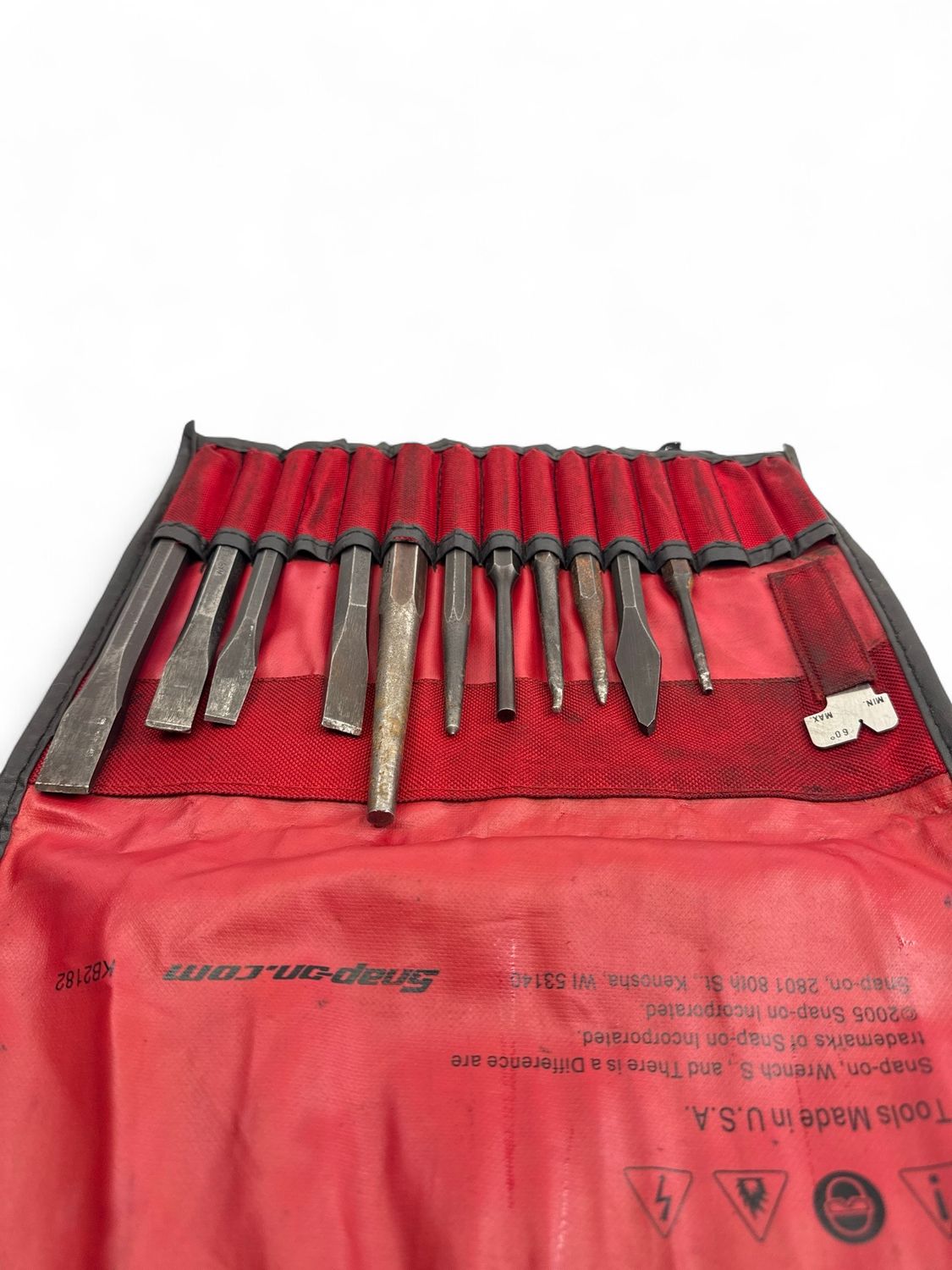 Snap On 16 Pc. Punch and Chisel Set, PPC715BK