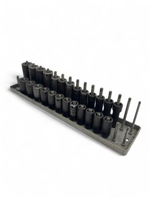 thumbnail image 2 of Sunex 3326 3/8-Inch Drive 12-Point SAE Impact Socket Set - 25-Piece, CR-MO Steel, Includes Standard & Deep Sockets 2 of 14