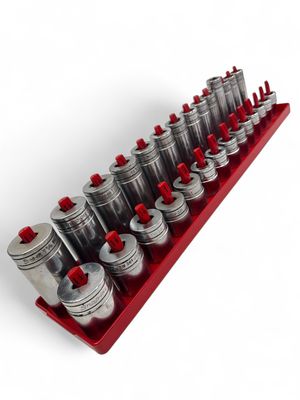 Snap On 28 Pc Deep And Shallow 1/2” Drive Socket Set,(3/8-1 1/4”), 313TWYA & 313TSYA