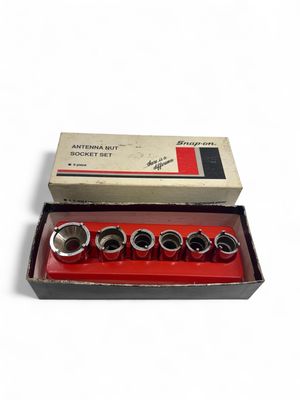 Snap On 6 Pc Antenna Nut Socket Set, 2006ANT Snap On 6 Pc Antenna Nut Socket Set, 2006ANT