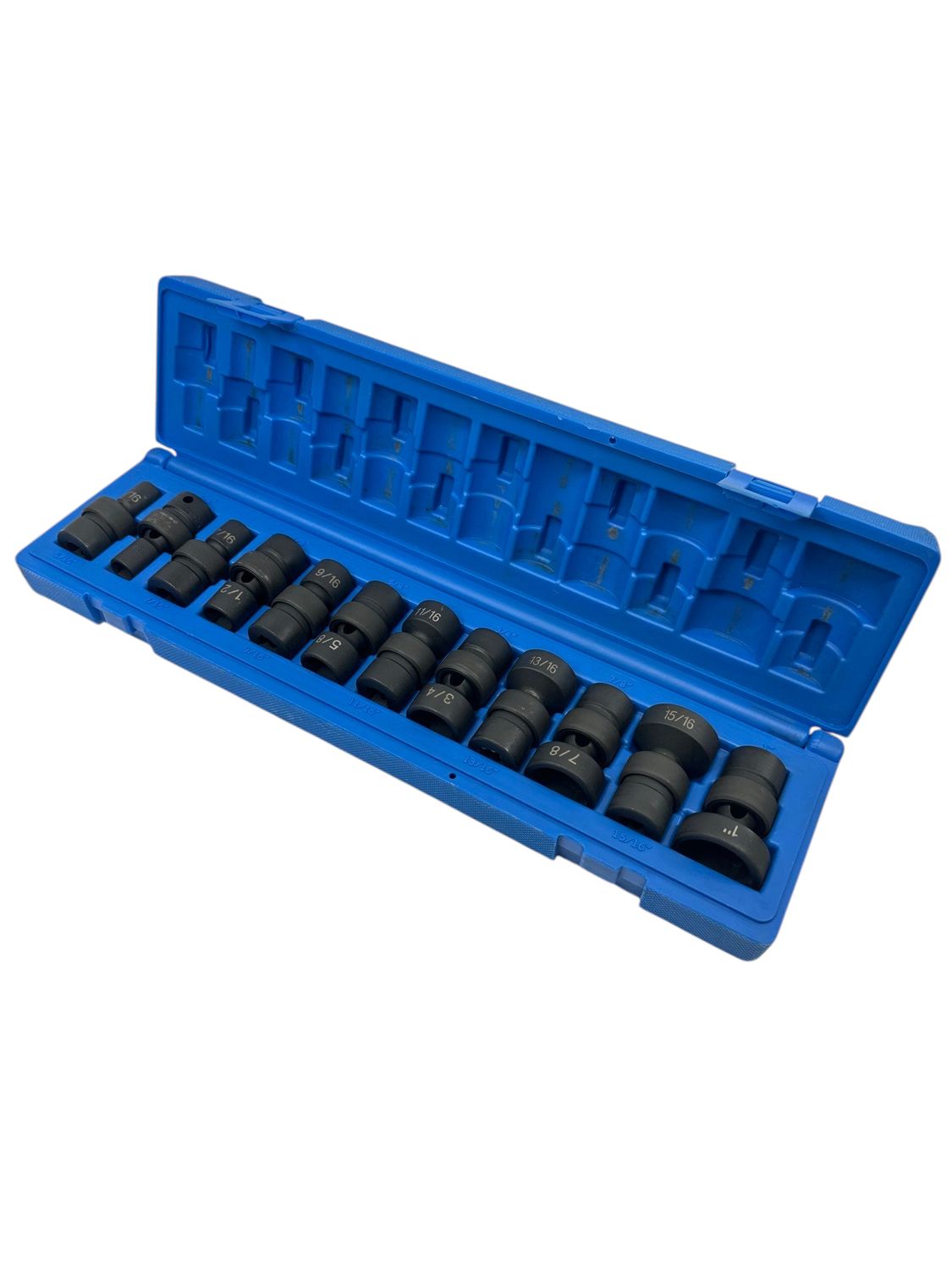 Grey Pneumatic 3/8” Drive SAE Universal Impact Socket Set, 1212U
