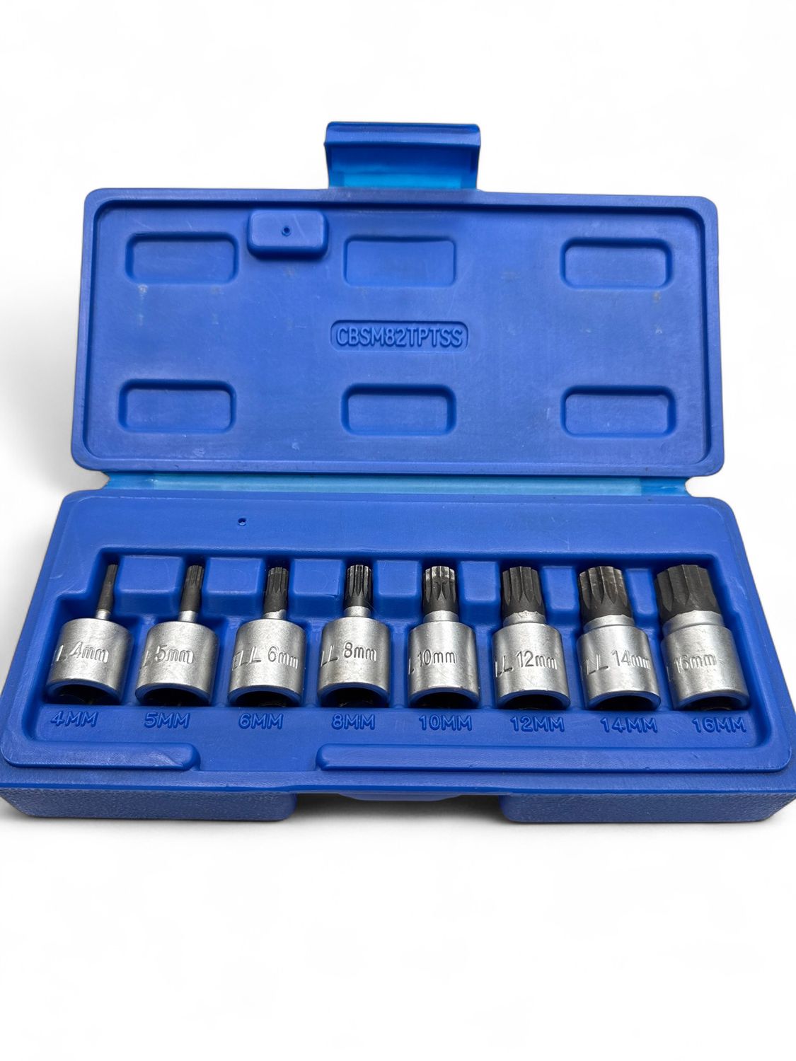 Cornwell 8 Piece 3/8” Drive Tamperproof XZN Triple Square Bit Set, CBSM82TPTSS