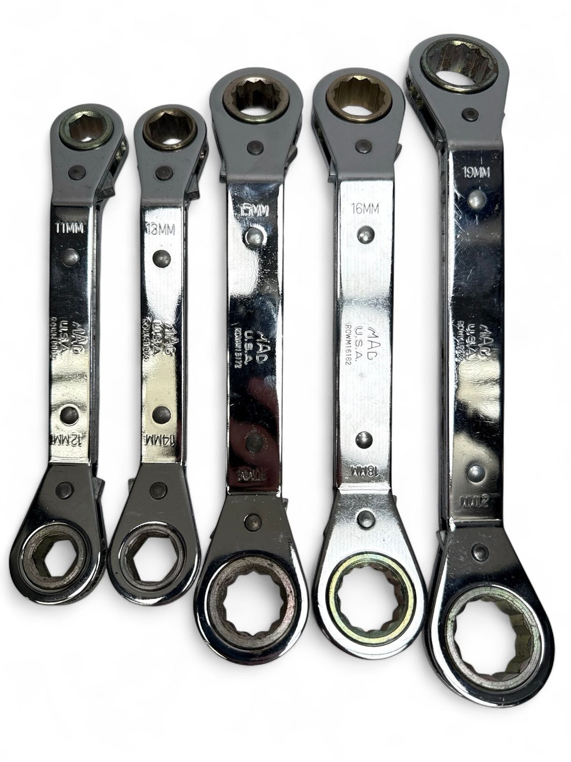 Mac Tools 5 Pc. Offset Metric Ratchet Wrenches