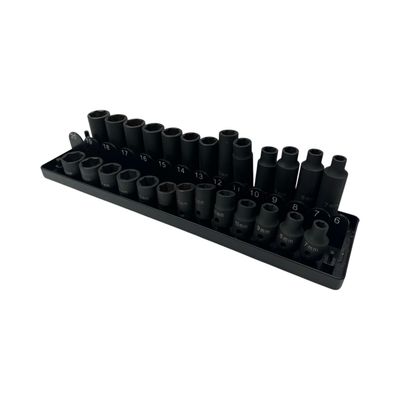 Cornwell BluePOWER 3/8” Drive 26pc Deep And Shallow Impact Socket Set (7-19mm)