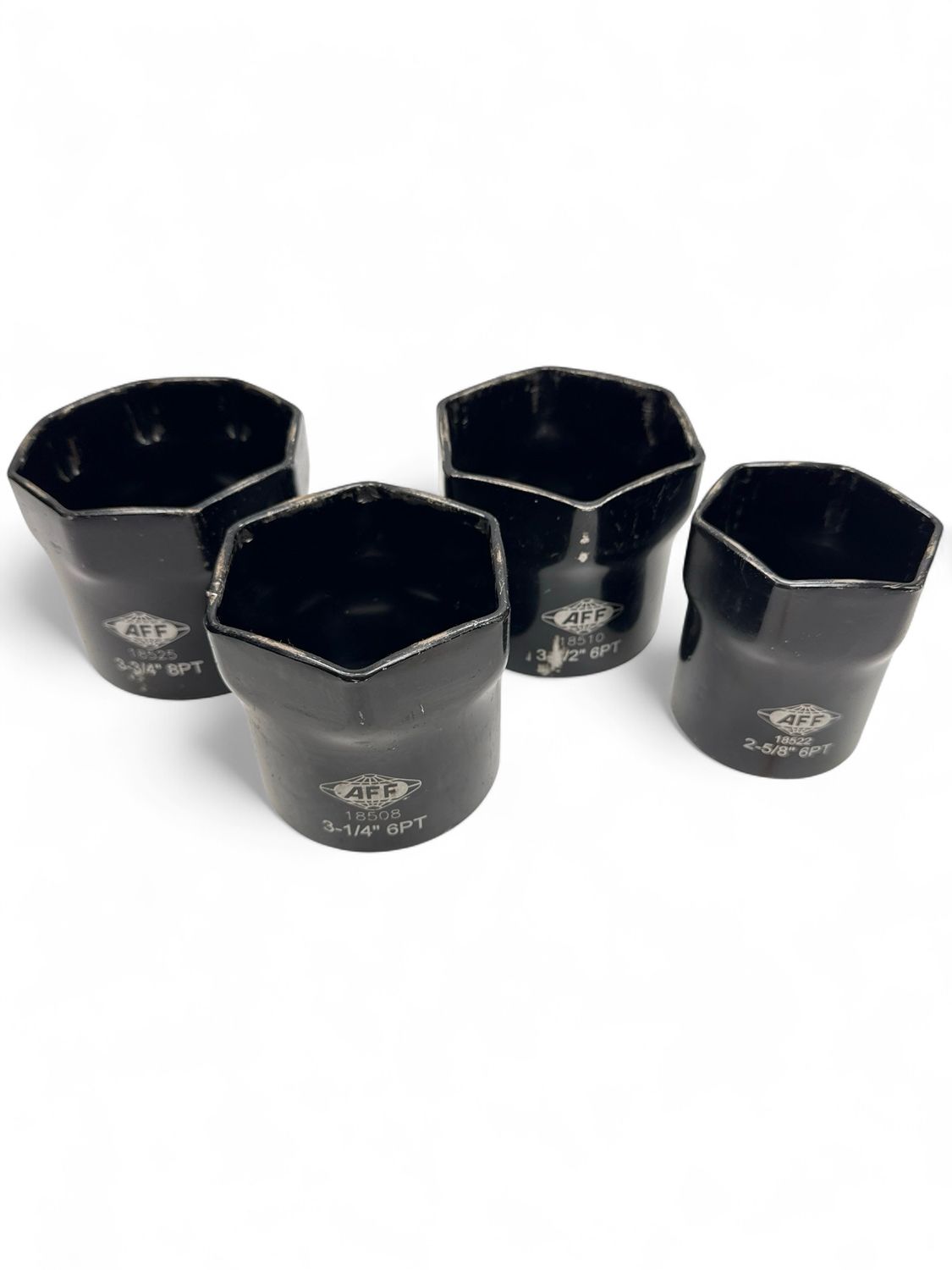 AFF 4 Pc. Locknut Socket 8 Pt. (2-5/8 - 3-3/4”)