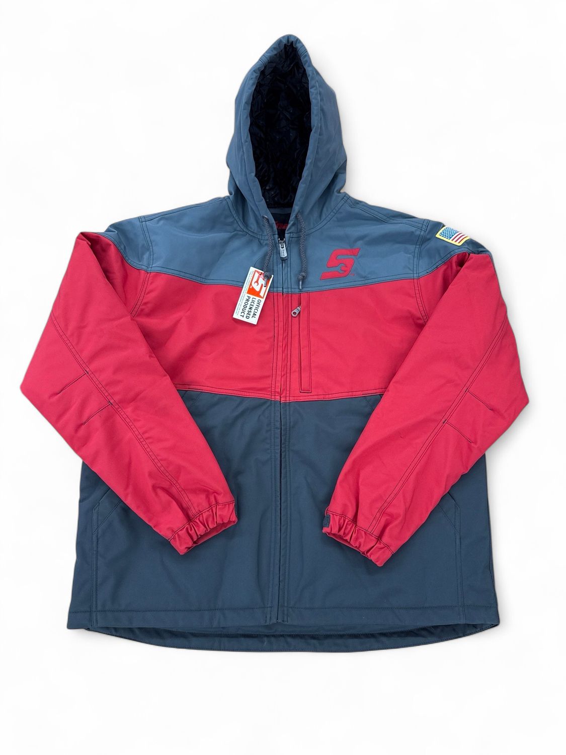 Snap On Insulated Hooded Sip Up Jacket