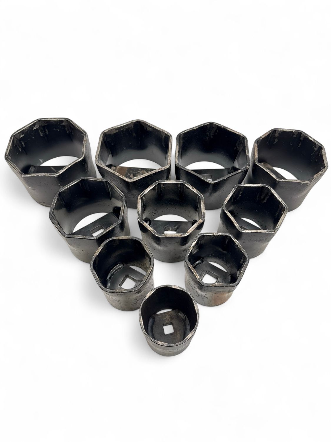 Blue Point 3/4” & 1/2” Drive 6 - 8 Pt. Axle Nut Socket Set (2-3/8”-4-3/8”)