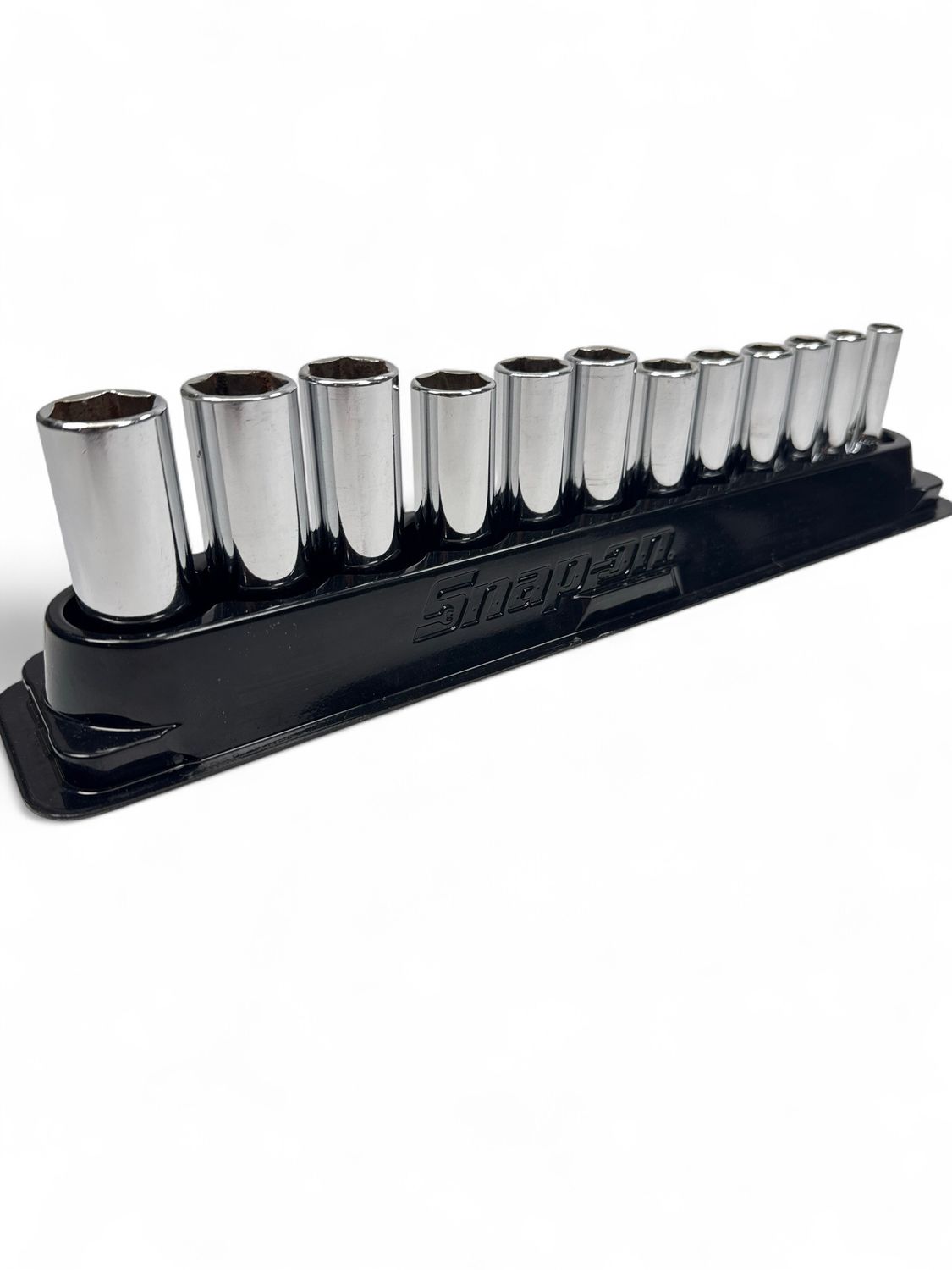 Snap On 12 Pc. 3/8" Drive 6-Point Metric Flank Drive Deep Socket Set (8-19 mm) 212SFSMY