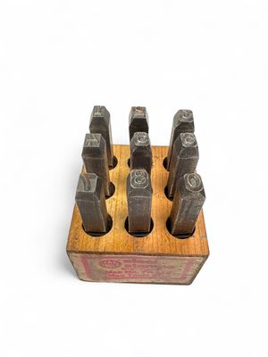 Mac Tools Number Stamps 3/16” Figure Steel Stamps, FS316