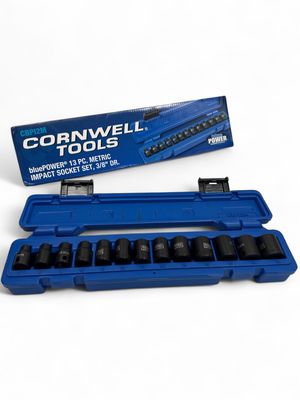 Cornwell 12pc 3/8” Drive Metric Impact Socket Set, CBPI2M Cornwell 12pc 3/8” Drive Metric Impact Socket Set, CBPI2M
