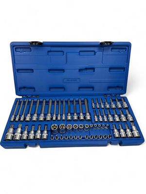Cornwell 62pc 1/4 Cornwell 62pc 1/4", 3/8" & 1/2" Drive Master Deluxe Star/Hex Bit Set, CBSMTH62S