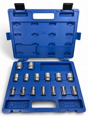 Cornwell 15 Piece bluePOWER 1/2” Drive SAE Socket Set, 6 Point, CBP3 Cornwell 15 Piece bluePOWER 1/2” Drive SAE Socket Set, 6 Point, CBP3
