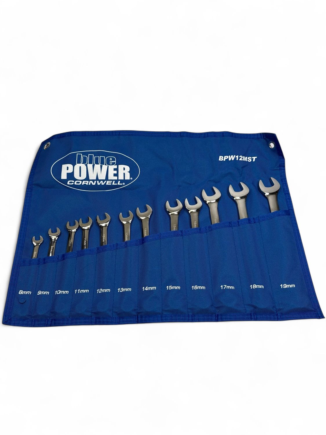 Cornwell 12pc BluePOWER Metric Combination Wrench Set, BPW12MST