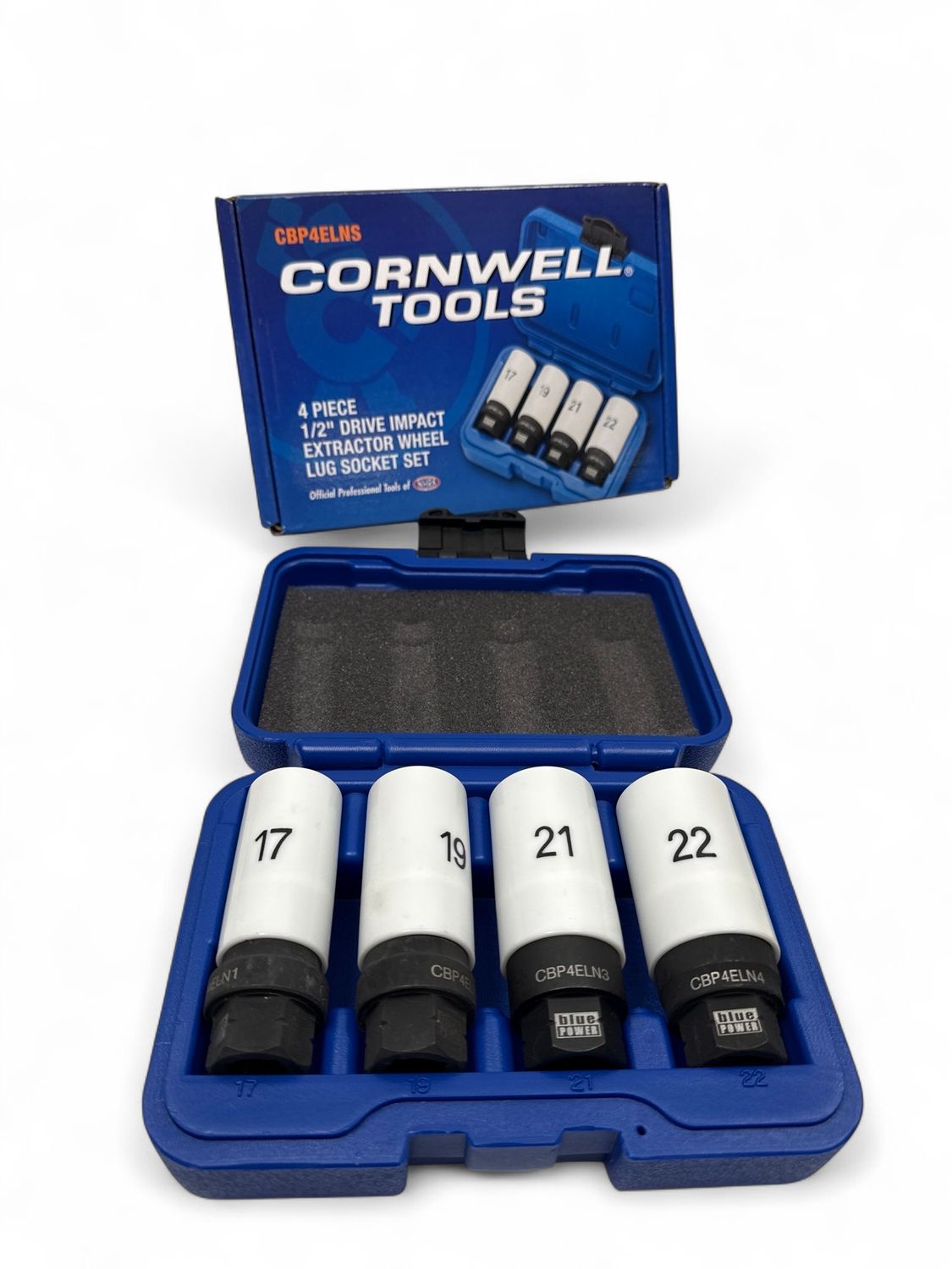 Cornwell 4pc Lug Nut Extractor Socket Set, CBP4ELNS