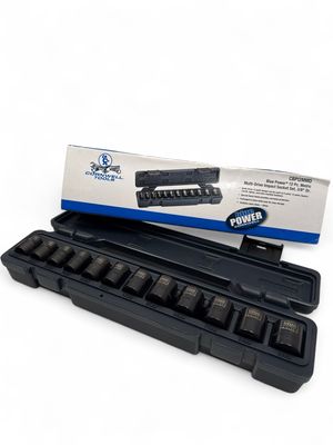 Cornwell 12pc Metric 3/8” Spline Multi-drive Impact Socket Set, CBPI2MMD Cornwell 12pc Metric 3/8” Spline Multi-drive Impact Socket Set, CBPI2MMD