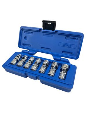 Cornwell 7pc 3/8 Cornwell 7pc 3/8" Drive bluePOWER® SAE Universal Socket Set, 6 Point, CBPU2
