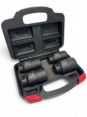 Powerbuilt 4pc Axle Nut Socket Set, 648635