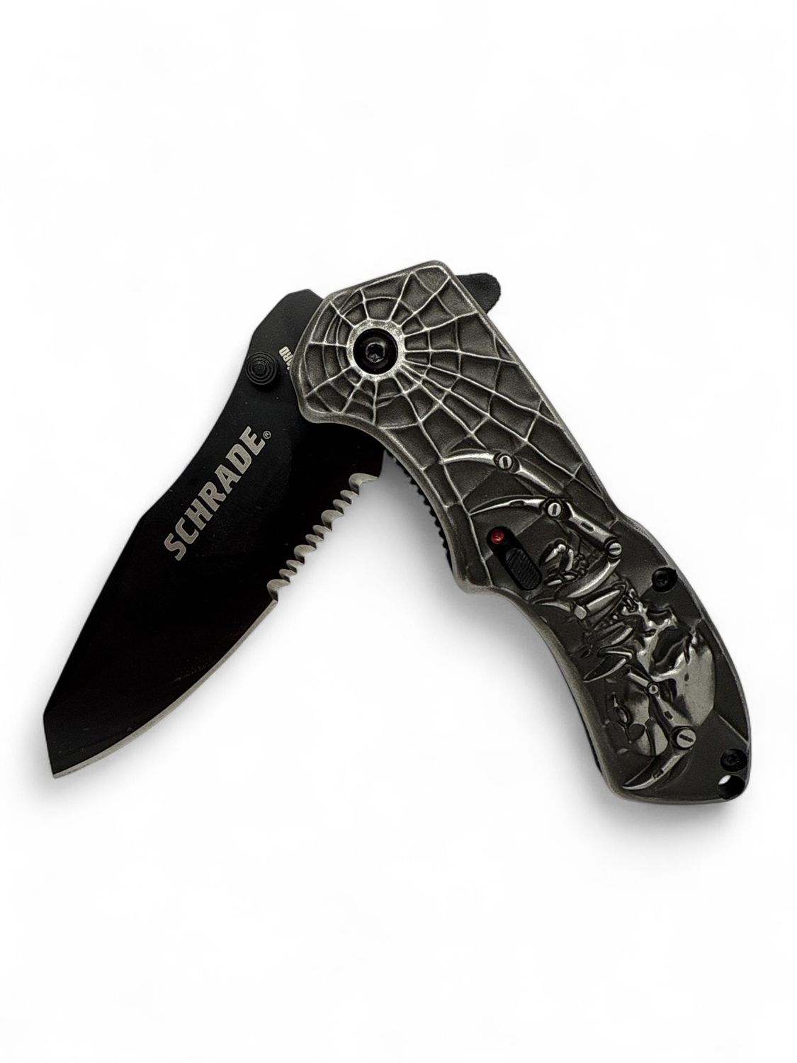 Schrade Boneyard Series Spider M.a.g.i.c Folding Knife, SCHA15BS
