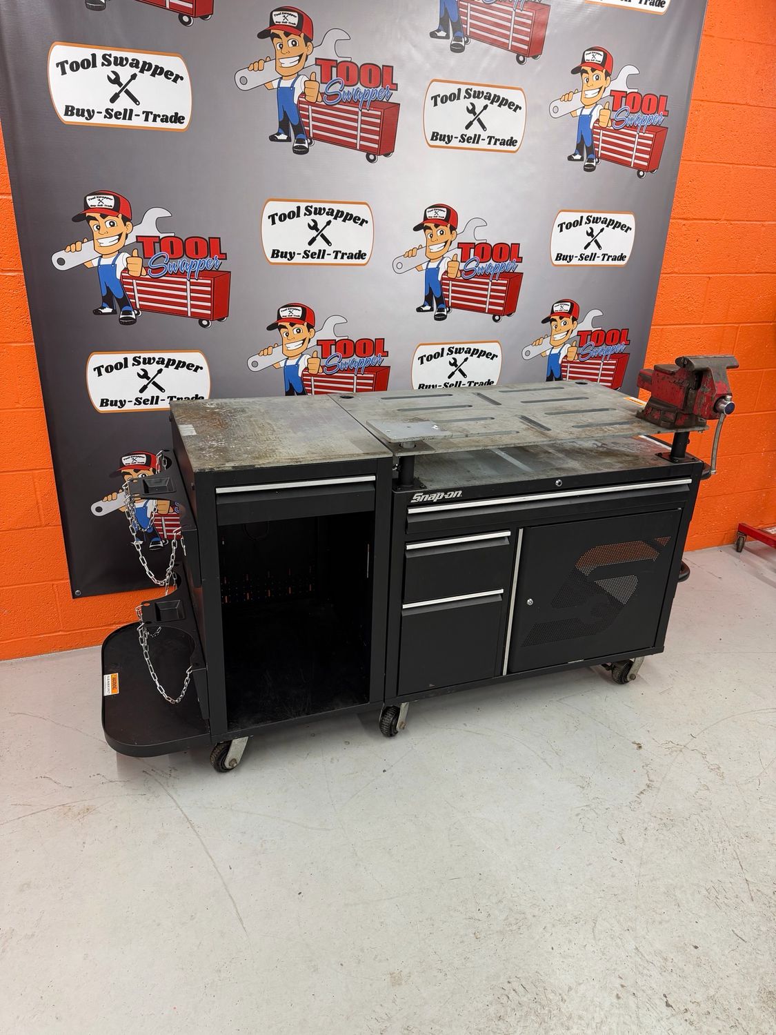 ダットサン510 ワゴン　ブラックリミテッド 4 +エクスクルーシブ・ピン Snap On Welding Work Station Table Cart W/ Wilton Vise