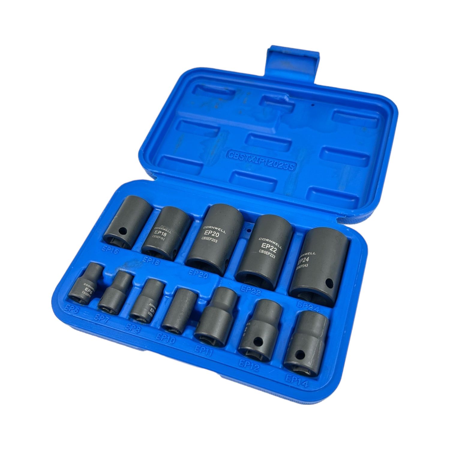 Cornwell 12pc 1/4”, 3/8” & 1/2” Drive Impact Inverted Star Plus