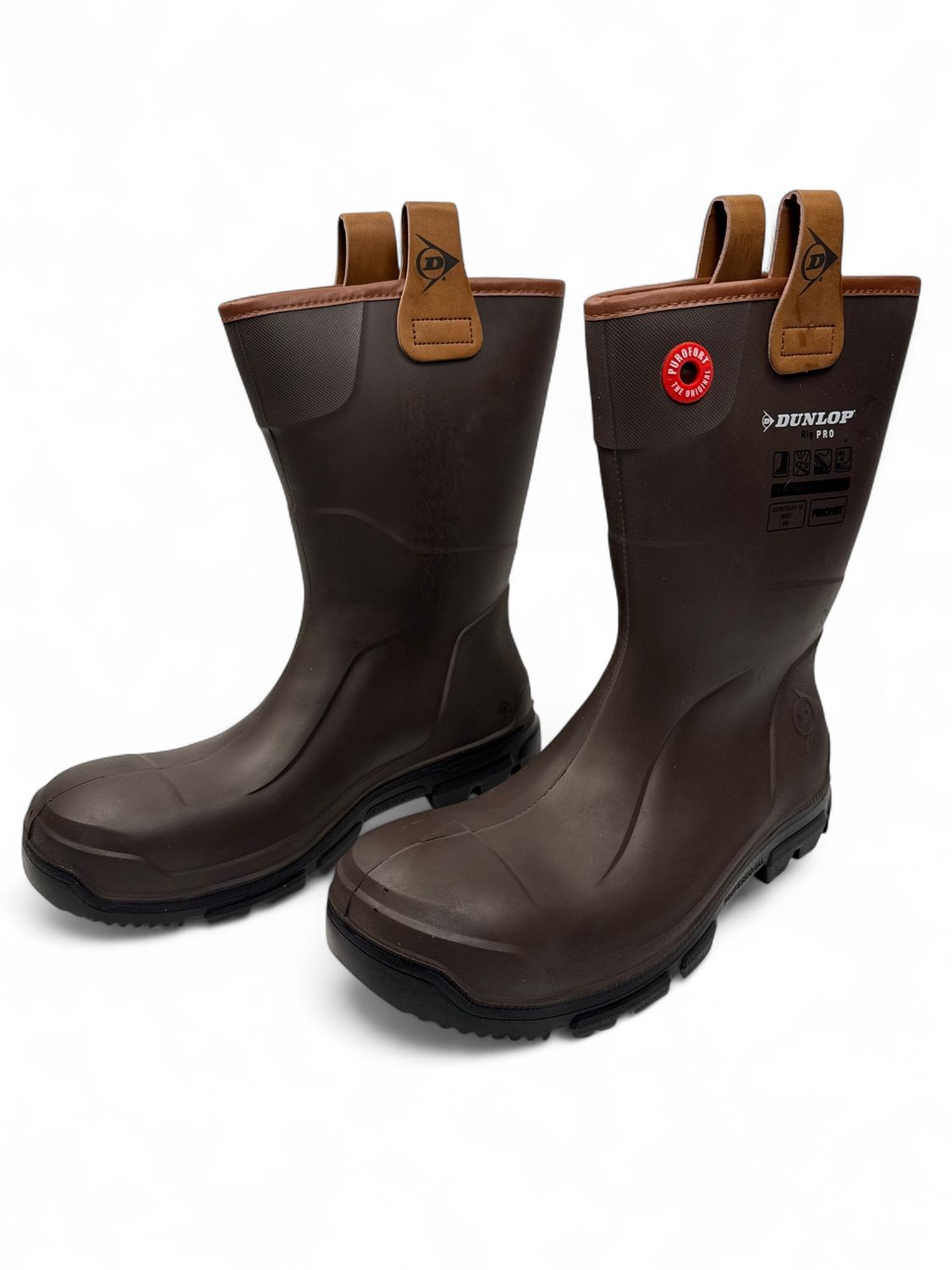 Dunlop Purofort Rigpro Full Safety; Dark Brown, LJ2HX42