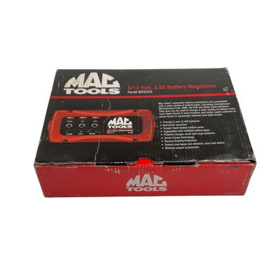 Mac Tools 6/12 Volt, 3.5A Battery Maintainer, MT6320