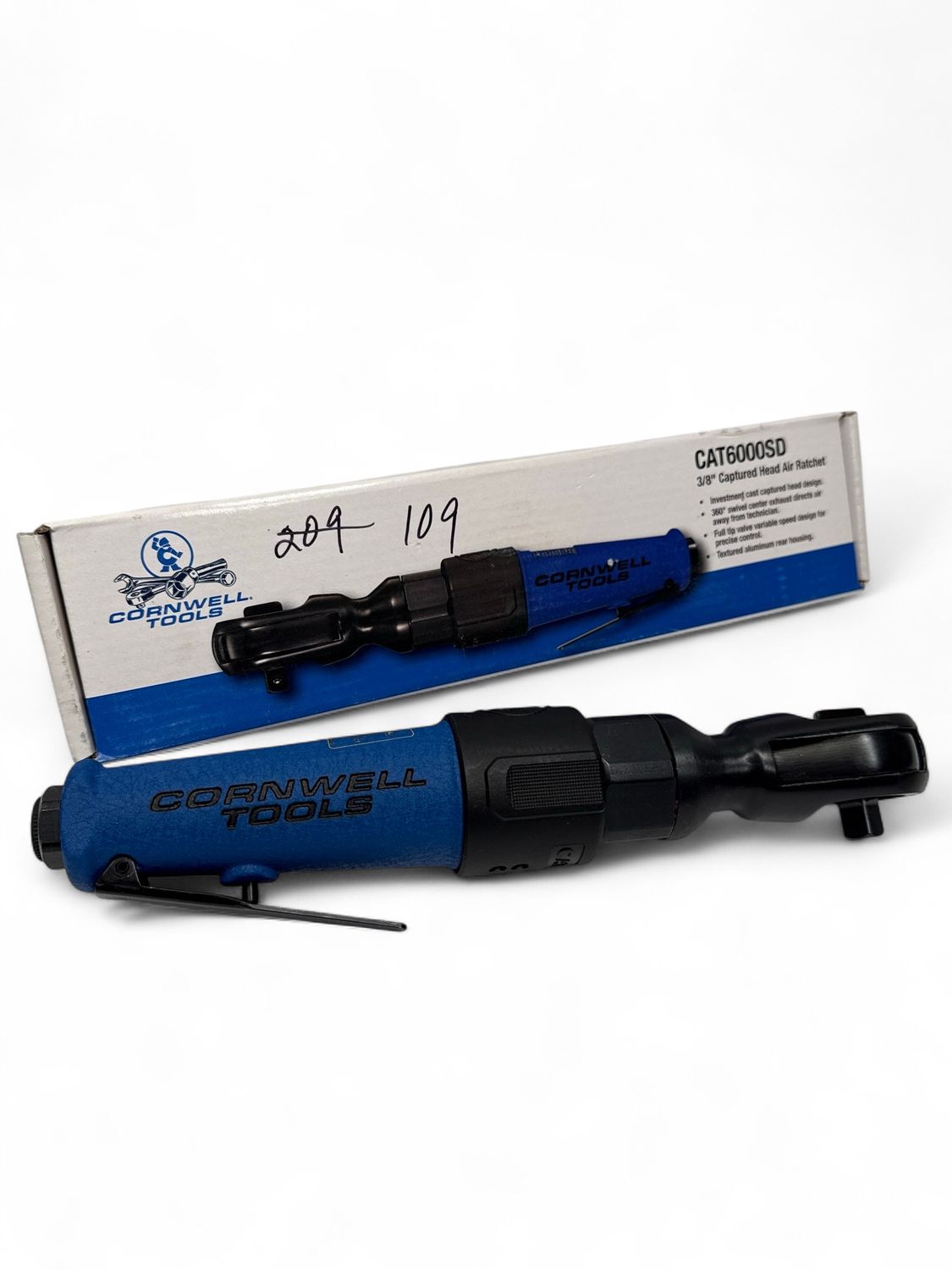 Cornwell 3/8” Super Duty Air Ratchet, CAT6000SD