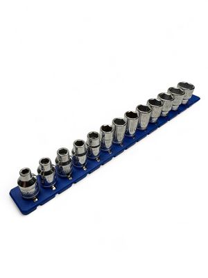 Cornwell USA 13pc 1/4” Drive 6pt Metric Socket Set, STM0213SP