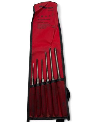 Snap On 6 pc Long Pin Punch Set PPCL60BK