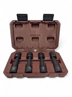 Matco Tools 1/2” Drive 4 Piece Universal Impact Drive-Line Socket Set, SCUPDL42V