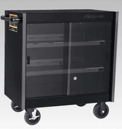 Snap On Curio Display Cabinet Black, Brand New On Skid, SSX20P118