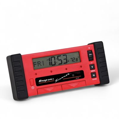 Snap On Red Brick Digital Clock, SSX25P106