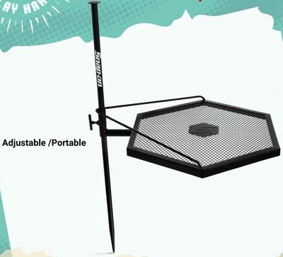 Snap On Campfire Portable/ Adjustable Grill With Bag