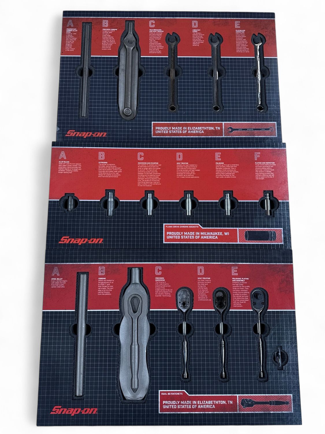 Snap On How It’s Made Display Boards