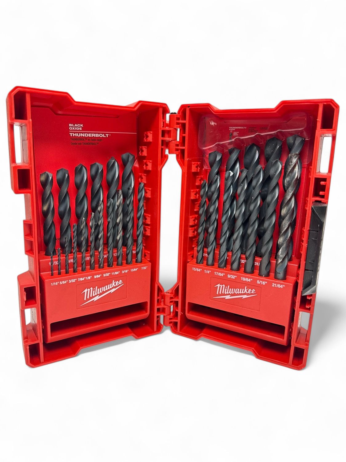Milwaukee 29pc Thunderbolt Black Oxide Drill Set, 48-89-2802