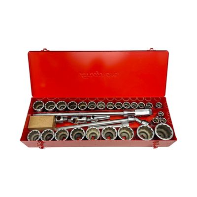 Snap On 35 pc 3/4" Drive 12-Point SAE General Service Set, 434HDC