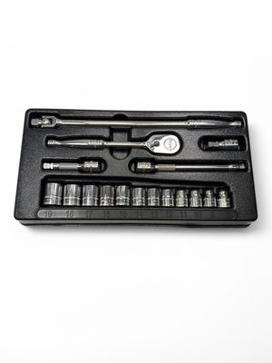 Snap On 17 pc 3/8" Drive Shallow 6-Point Metric Starter Set (8-19mm), STARTERSET5