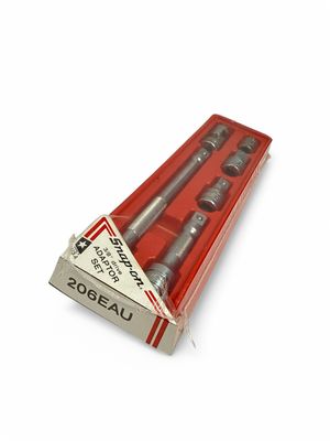 Snap On 6 Pc. 3/8" Drive Adaptor/ Extension Set, 206EAU