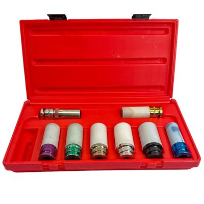 Sunex 1/2” Drive Extra Thin Wall SAE/Metric Wheel Protector Impact Socket Set