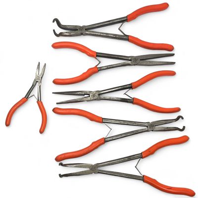 Cornwell Orange Handle Mixed Plier Lot