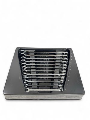 Matco 12pc Long Large Metric Combination Wrench Set (8–19MM), SMCLM122K