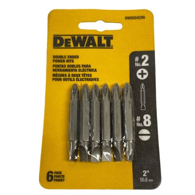 DeWalt Double Ended Power Bit Set, 6pc, DW2024CR6